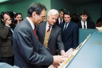 Beim Besuch der Gauck-Beh&ouml;rde 1992